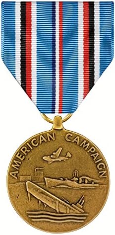 Medalhas da América Est. 1976 Medalha de campanha americana em tamanho real
