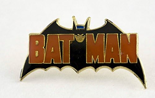 Logotipo do Batman Red Color Pin Pre Batman Movie 1989 Button Blotge Lapeel Super Hero
