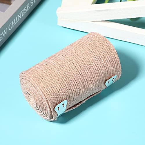 Exceart Bandaids 4pcs Elastic Bandage Wrap Bandage com gancho e nas duas extremidades Bandrages