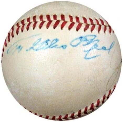 Joe DiMaggio autografou o oficial Al Harridge Baseball New York Yankees, 1940, PSA/DNA Vintage da 1940 K39915 - Bolalls