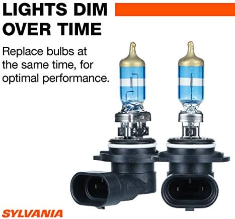 Sylvania - 9006 Silverstar Ultra - Lâmpada de farol de halogênio de alto desempenho, viga alta, viga baixa e lâmpada de