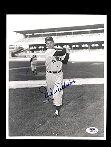 Dick Williams PSA DNA COA assinado 8x10 Autograf - fotos autografadas da MLB