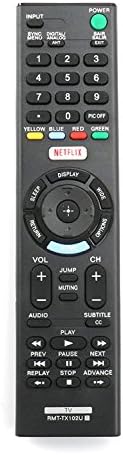 RMT-TX102U Controle remoto universal para a Sony-TV-Remote, para todos os Sony Bravia LCD LED HD SMART TVS, com botões Netflix
