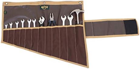 12 Pocket Polyster Chavend & Tool Roll Organizer