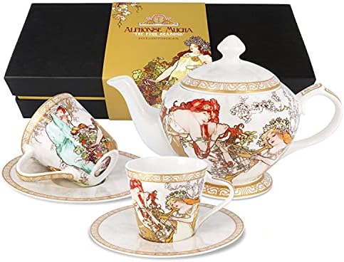 Presentes mundiais caneca de café porcelana com design criativo para latte, mocha, cappuccino e tea festa - chaleira