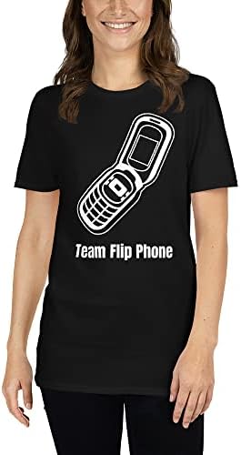 Team Flip Phone Camiseta Unisex de Slip Flip Celular Televo Celular