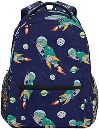Backpack School Bookbag Bag Bag Dinosaur Galaxy Rocket For Girls meninos adolescentes