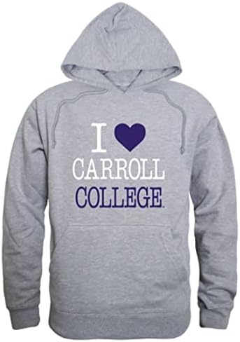 W Republic I Love Carroll College Saints Fleece Hoodie Sweworkshirts