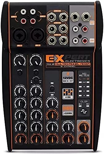 Expert Electronics MX-2-8 canais-2 maneiras de processador de som