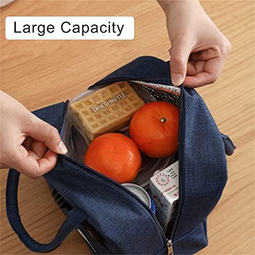 YFDM Nylon Zipper portátil Térmico Oxford Sagas de lancheiras convenientes para lancheira Bolsas de comida