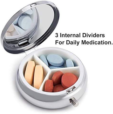 Pocket Pill Caso Flow Travel Pill Holder Storage for Medicine Suplemento Óleos de peixe vitamina 5cm