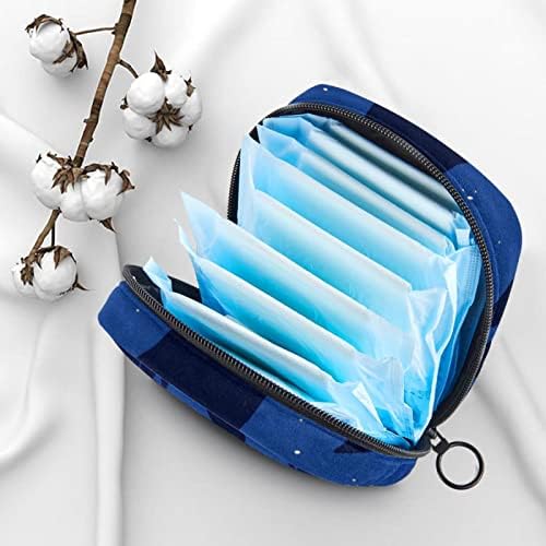 Bolsa de armazenamento de guardanapo sanitário, bolsa menstrual de período para meninas adolescentes portador de enfermagem Pouca