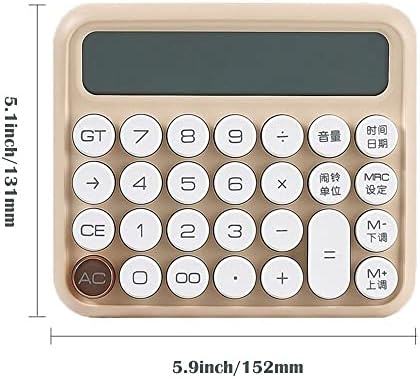 Calculadora de desktop 12 dígitos, fáceis de ler a tela LCD e os botões grandes calculadora padrão, calculadora
