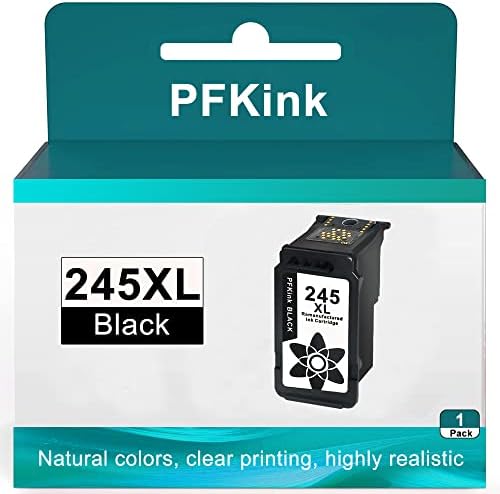 PFKink 245xl Substituição de cartucho de tinta preta para Canon PG-245XL 245xl 245 XL para Canon Pixma MX492 MX490 MG2920