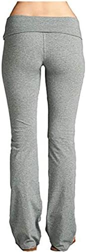 Bravetoshop feminino yoga calça de moletom de lounge confortável perna larga trepadeira solta joggers calças de