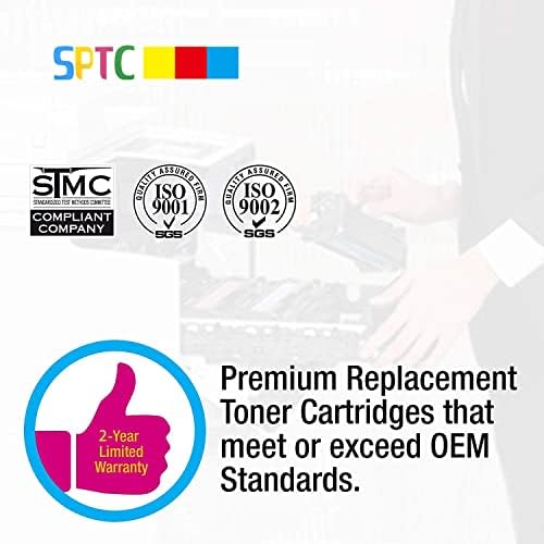 SPTC Compatível com toner de resíduos Substituição de contorno para uso em phaser 6510, 6510/n, 6510/dn, workcentre 6515, 6515/n, 6515/dn Versalink C500 C505 C600 C605 Toner residual Toner
