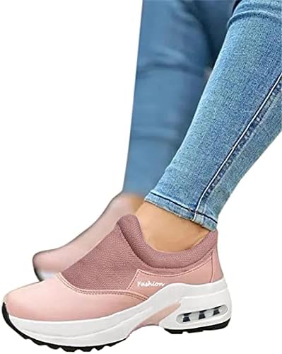 Tênis femininos Sapatos esportivos tricotaram as mulheres respiráveis ​​voadoras de moda única de moda feminina de moda