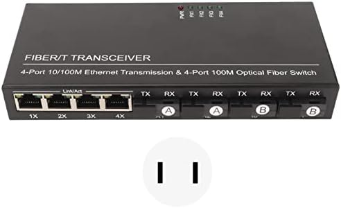 Switch AMONIDA Ethernet, interruptor de fibra óptica SFP 8 portas 10 100m Indicador de LED sem perdas para família