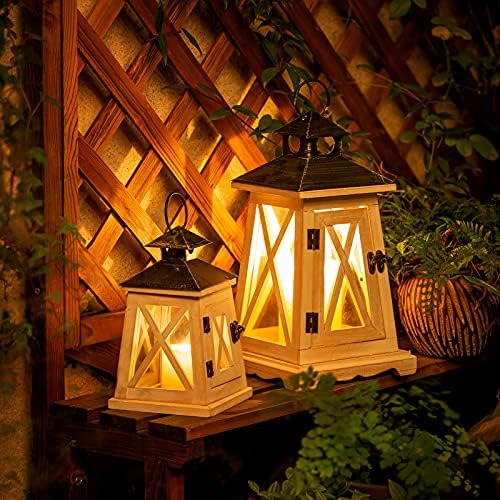 Lanternas de vela vintage sziqiqi para fazenda - lanterna externa decorativa com alça - decoração de casamento rústica