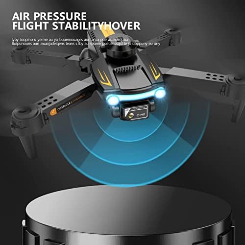 Zottel Adult Drone com câmera HD, HD FPV Vídeo ao vivo RC Quadcopter Helicopter com fluxo de luz Paur, com caixa de armazenamento, presente de brinquedos elétricos para iniciantes crianças