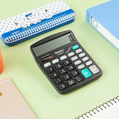 calculadoras calculadoras calculadoras eletrônicas de função padrão, 12 dígitos LCD Display LCD Solar Battery Desktop Office Calculator