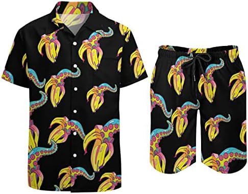 Banana Octopus Hawaiian Beach Suit