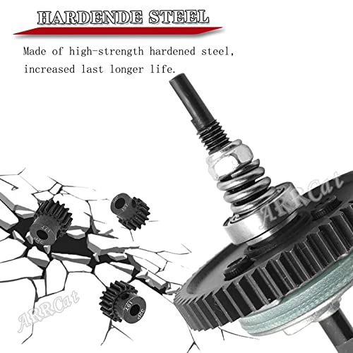 Atualizações completas da embreagem e do eixo de transmissão central para 1/10 Traxxas Slash 4x4 VXL, Arcat Steel 6878