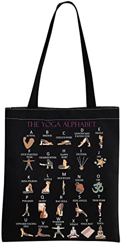 Mnigiu Yoga Tote Bag Yoga Amante Gift Yoga Instrutor Gift Yoga Professor Presente Presente Zen Presente