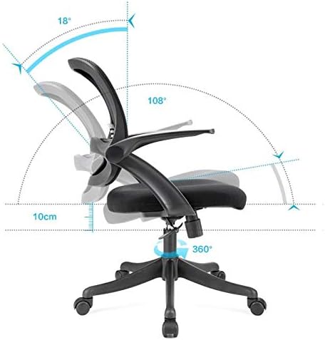 Cadeira de escritório ergonômico de scdbgy ygqbgy com uma cadeira de computador de sede de malha respirável com altura