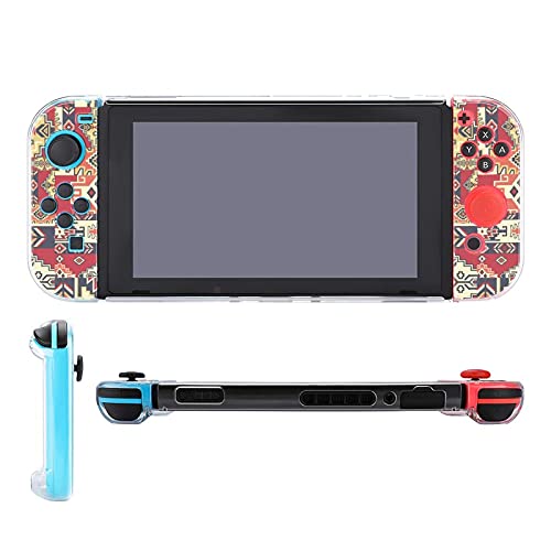 Caso para Nintendo Switch, tecido de estilo nativo americano de cinco peças define os acessórios de console de casos de capa protetora para interruptor
