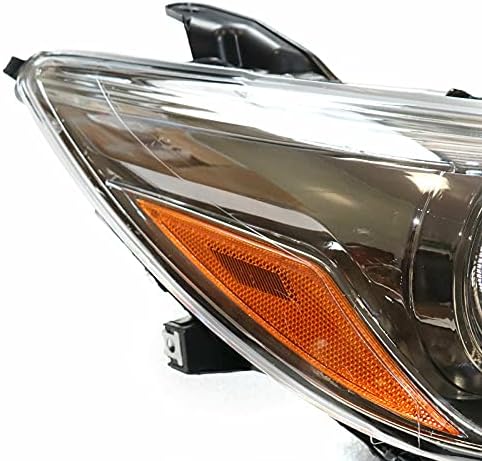 Ensyusuma 2015 2017toyota camry faróis montagem de faróis de passageiro direito Par de faróis de alojamento preto halogen