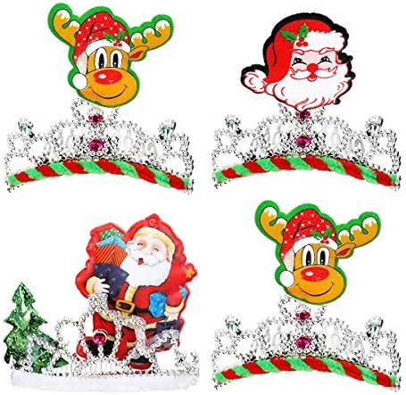 Soimiss 4pcs Christmas Hairband Decors de natal Decorativa Chete de Natal Presentes