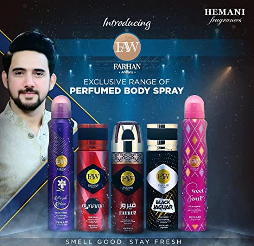 Hemani Farhan Ali Waris desodorante Fayruz 200ml - Proteção e frescor duradouros para homens e mulheres