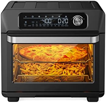 Air Fryer Toaster forno, Swipesmith 26qt Convecção Air Fryer, Bake, Groil, Assado, Desidrato, Cook Slow, forno de bancada