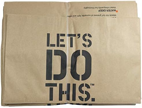 The Home Depot 49022-25pk Papel de papel marrom pesado e sacos de lixo para casa e jardim, 30 gal
