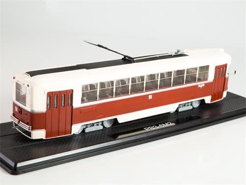 Start Scale Models PB3-6M2 URSS City Electric Train Tram Red? Modelo branco 1/43 ABS Truck pré-construído