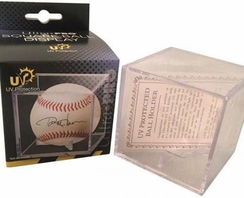 TOM GLAVINE Autografou o Hall of Fame Logo Assinou Baseball JSA CoA com Case - Bolalls autografados