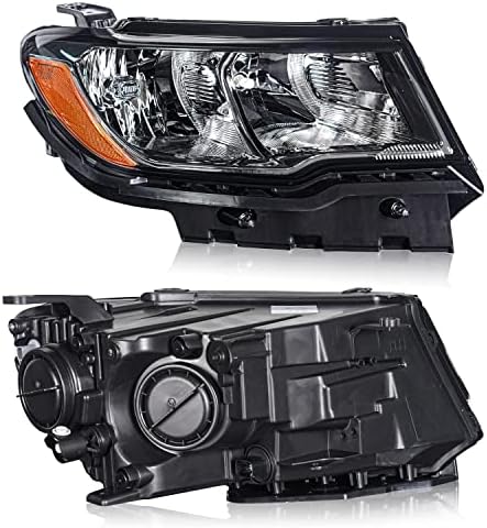 Montagem do farol arcaico para 2017-2021 Jeep Compass OE Substituição do farol do estilo, lado do passageiro, 55112706e, CH2503295,55112707AC