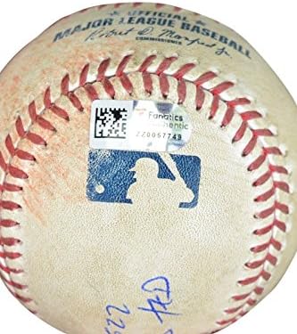 David Ortiz Baseball usado autografado com HR 522 passa a inscrição TED