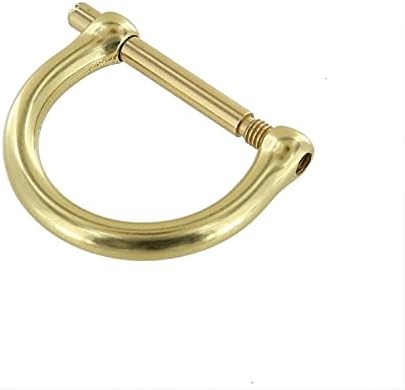 BuckleGuy 2014 Natural Brass, D-ring, Brass-Ll Solid, vários tamanhos