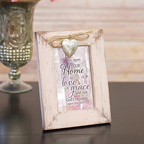 Cottage Garden Open Home Love and Grace Blush rosa Magda angustiada Cavalé traseiro quadro de imagem