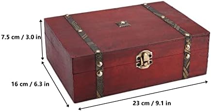 NNJHG AC207 Caixa de presente para mulheres Vintage Caixa de armazenamento de jóias de madeira RETRO ANTIGO ANTIGO
