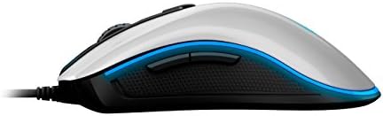 Ozônio ozneonm50w com fio mouse de games néon m50 branco