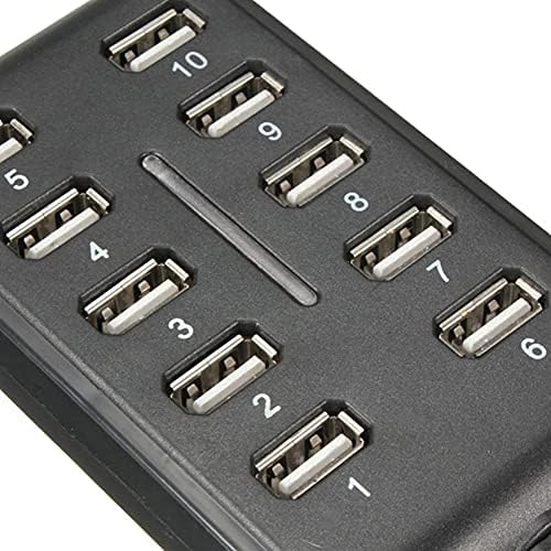 Chysp High Speed ​​Speed ​​480 Mbps USB 2.0 Hub 10 Porta Multi Personal Computador USB Hub portátil Splitter USB