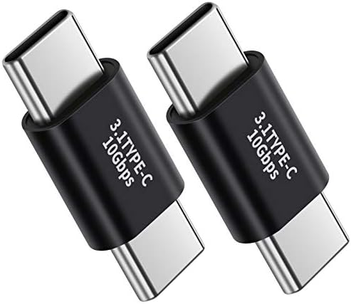 BOLS USB C Adaptador de homem a masculino, USB C Full-Featured, suporte de 10 Gbbps, áudio e vídeo, adaptador de carregamento rápido…