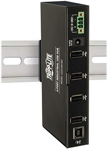 Tripp Lite de 4 portas Industrial USB 2.0 HIE HI-SPEED W HUB W 15KV ESD imunidade e caixa de metal, montável