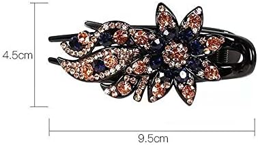 Owaho Rhinestone Bridal Hair Clip Crystal Flor Awearwarwar