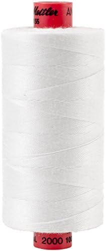 Mettler 9155-2000 metrosene Core Spun Polyester Thread, 1, 097 m, branco