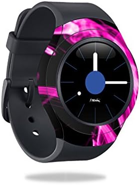 Mightyskins Skin Compatível com Samsung Gear S2 3G - Chamas rosa | Tampa protetora, durável e exclusiva do encomendamento