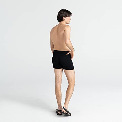 Apreseira íntima masculina Saxx - Ultra Super Soft Boxer Briefs com suporte de bolsa de mosca e embutido - roupas íntimas para homens